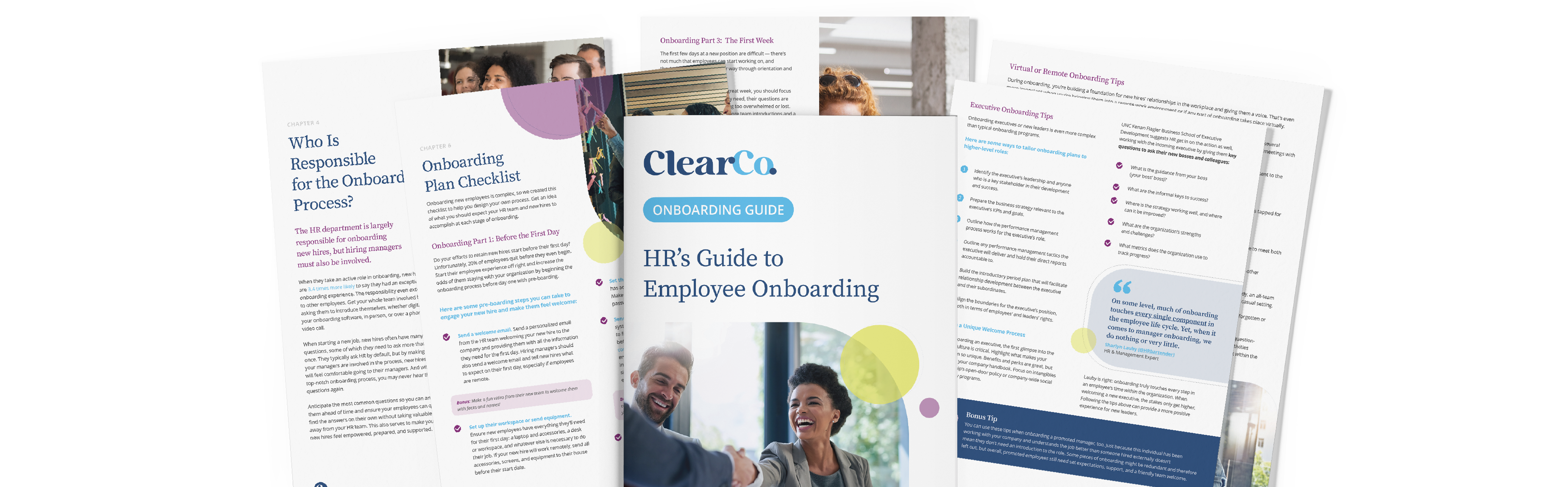 ClearCompany Onboarding Guide Mockup